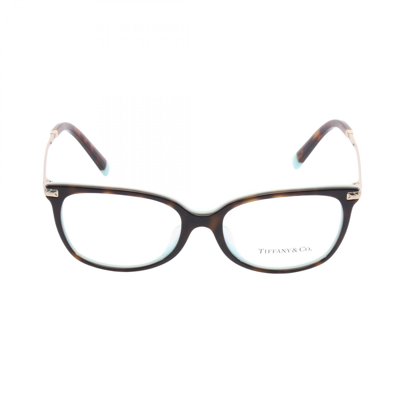 ティファニー TIFFANY＆CO 伊達 メガネ 衣料品 プラスチック レディース ブラウン系 / ブルー系 【中古】