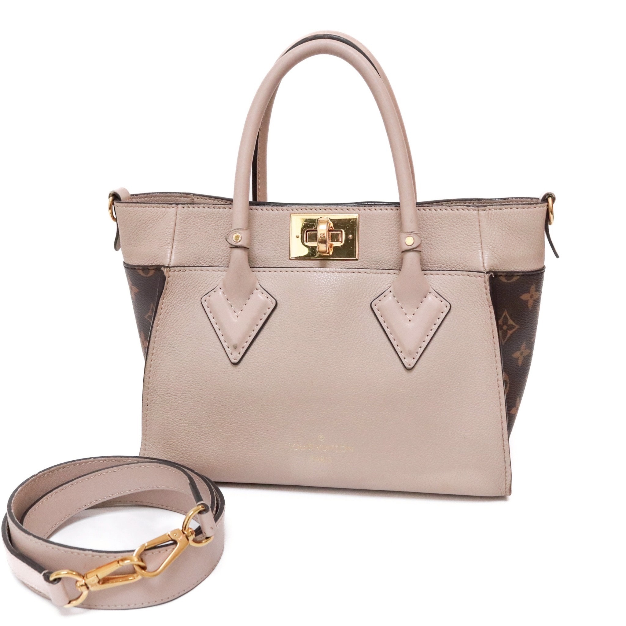 Louis Vuitton On My Side PM Monogram "Greige"