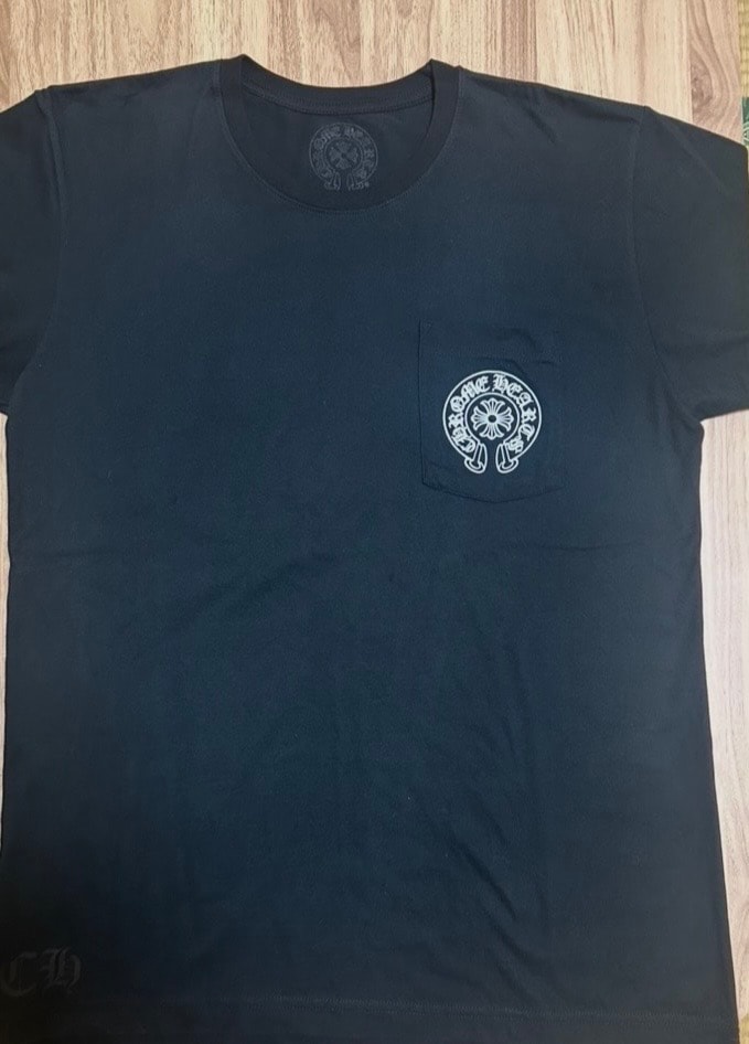 Chrome Hearts Horse Shoe Logo Pocket T-Shirt "Black"