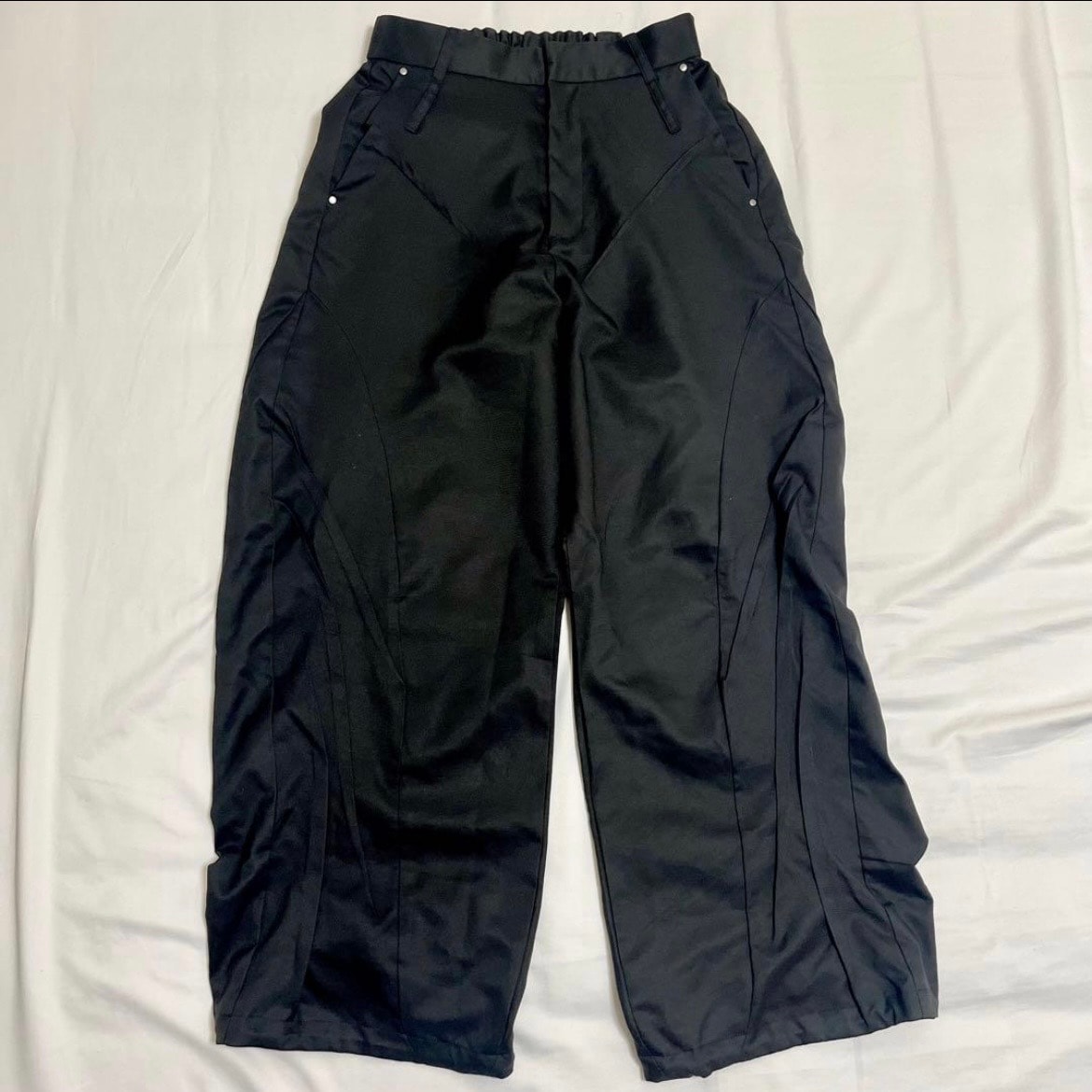 GOOPiMADELunar NY - Utility Ruched Work PantsBLACK