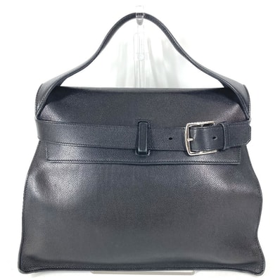 エルメス HERMES エトリベルト エトリ ベルト カバン トートバッグ フラップ ハンドバッグ レザー ブラック