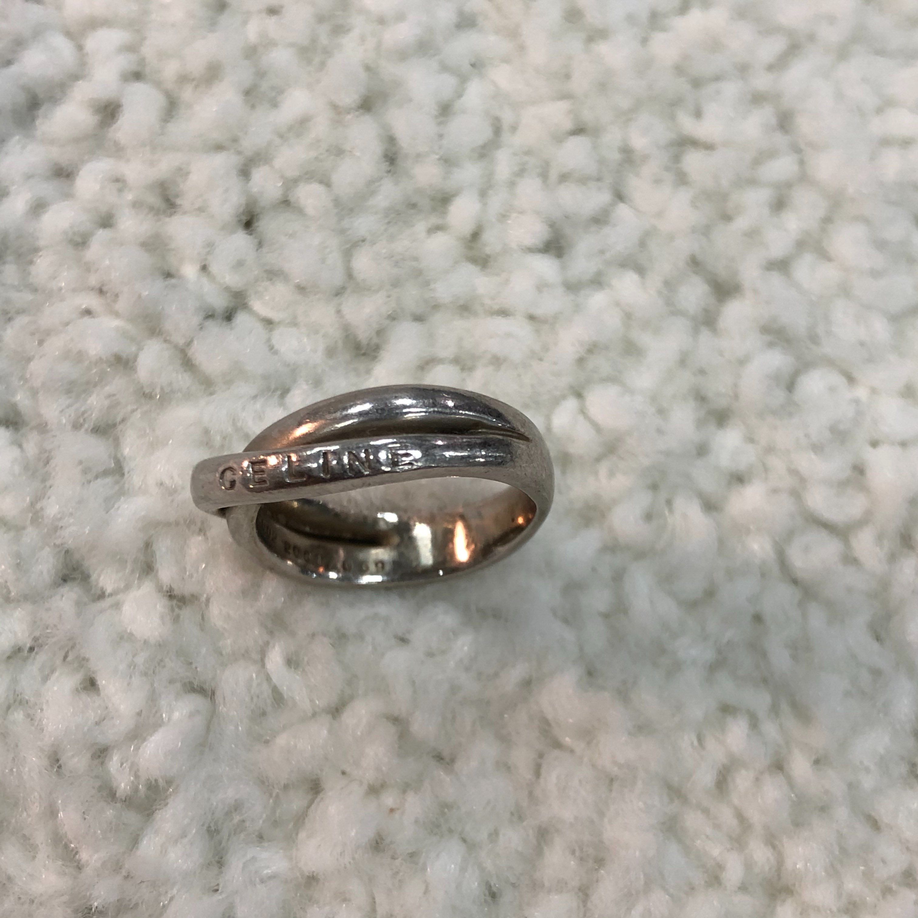 セリーヌ リング(貴金属)R0.02ct PT900 9.6g