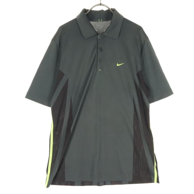 NIKE GOLF ナイキゴルフ スウッシュ 半袖 ポロシャツ L グレー