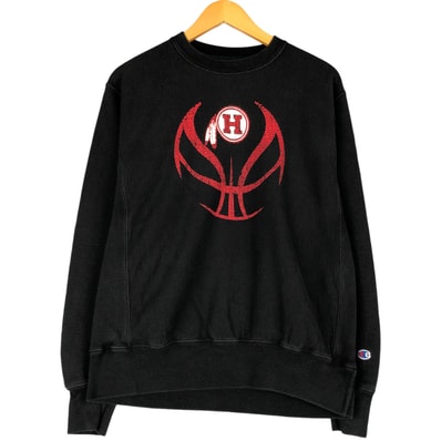 古着 チャンピオン Champion REVERSE WEAVE リバースウィーブ プリントスウェットシャツ トレーナー メンズM相当/eaa601674