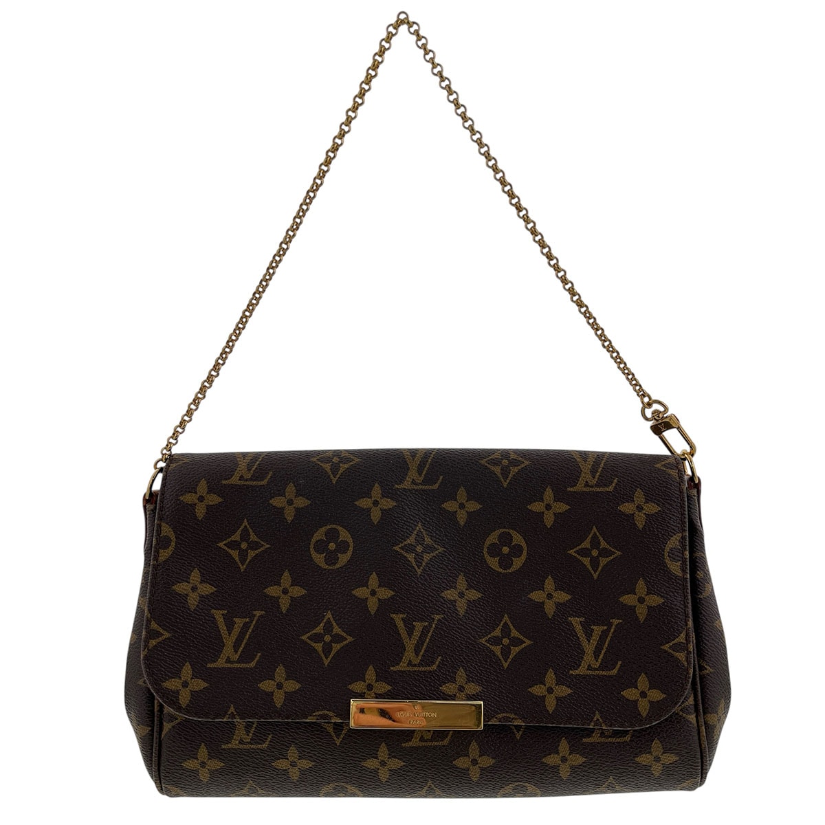 LOUIS VUITTON ルイ・ヴィトン フェイボリット MM モノグラム ショルダーバッグ M40718 モノグラム ブラウン レディース【中古】