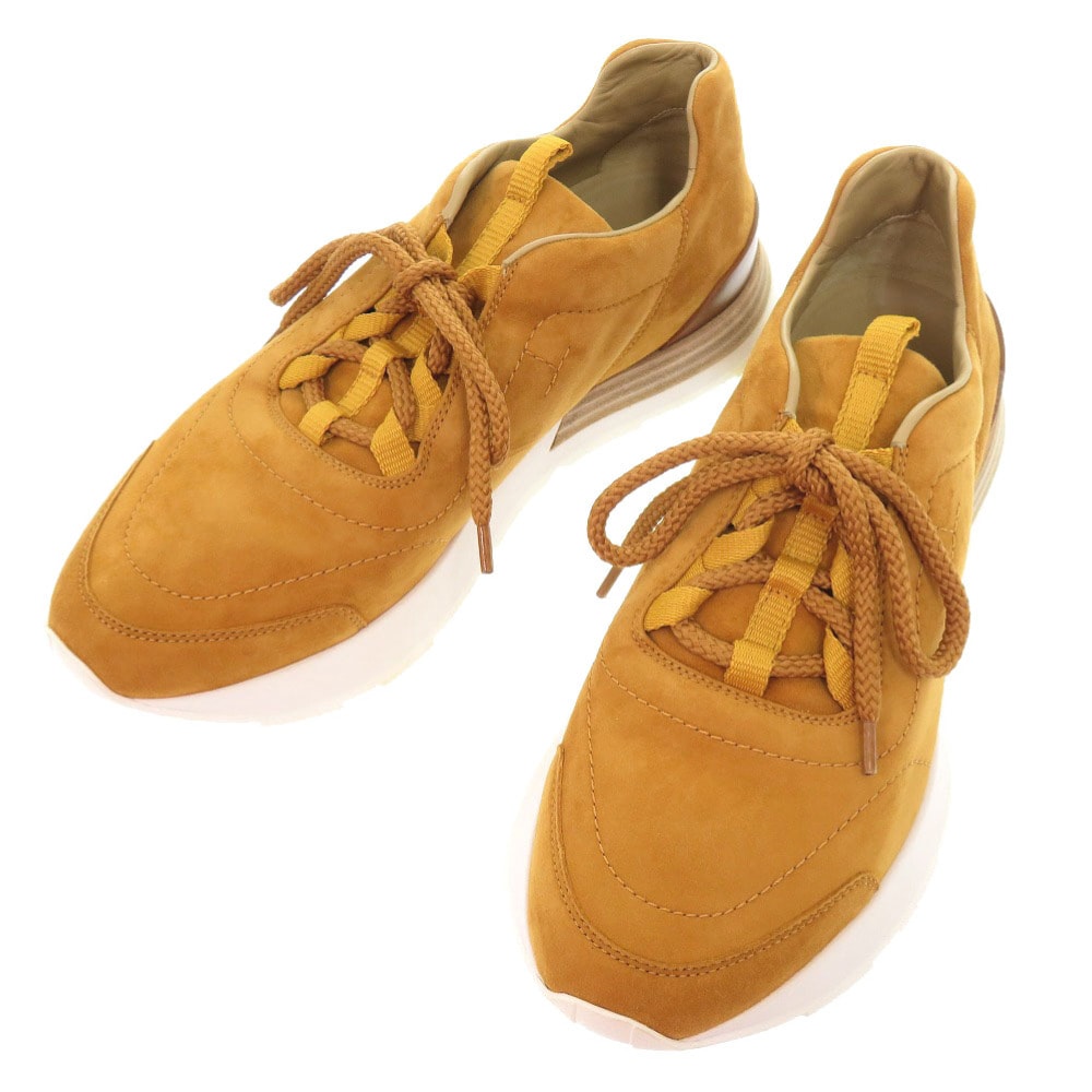 エルメス  バスター   スウェード  キャメル   スニーカー