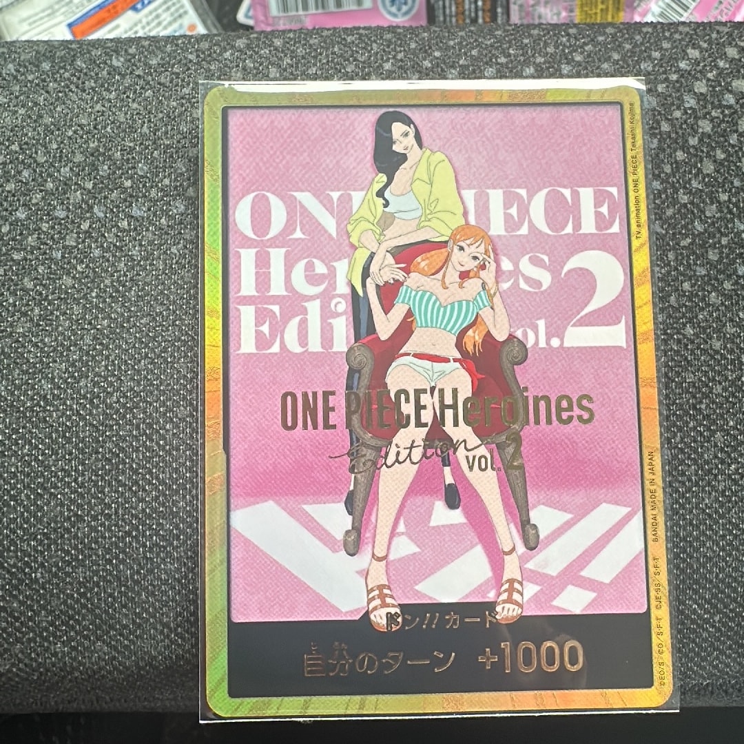 ドン!!カード (ナミ&ロビン) :金ドン(エクストラブースター「ヒロインズエディション Vol.2」)