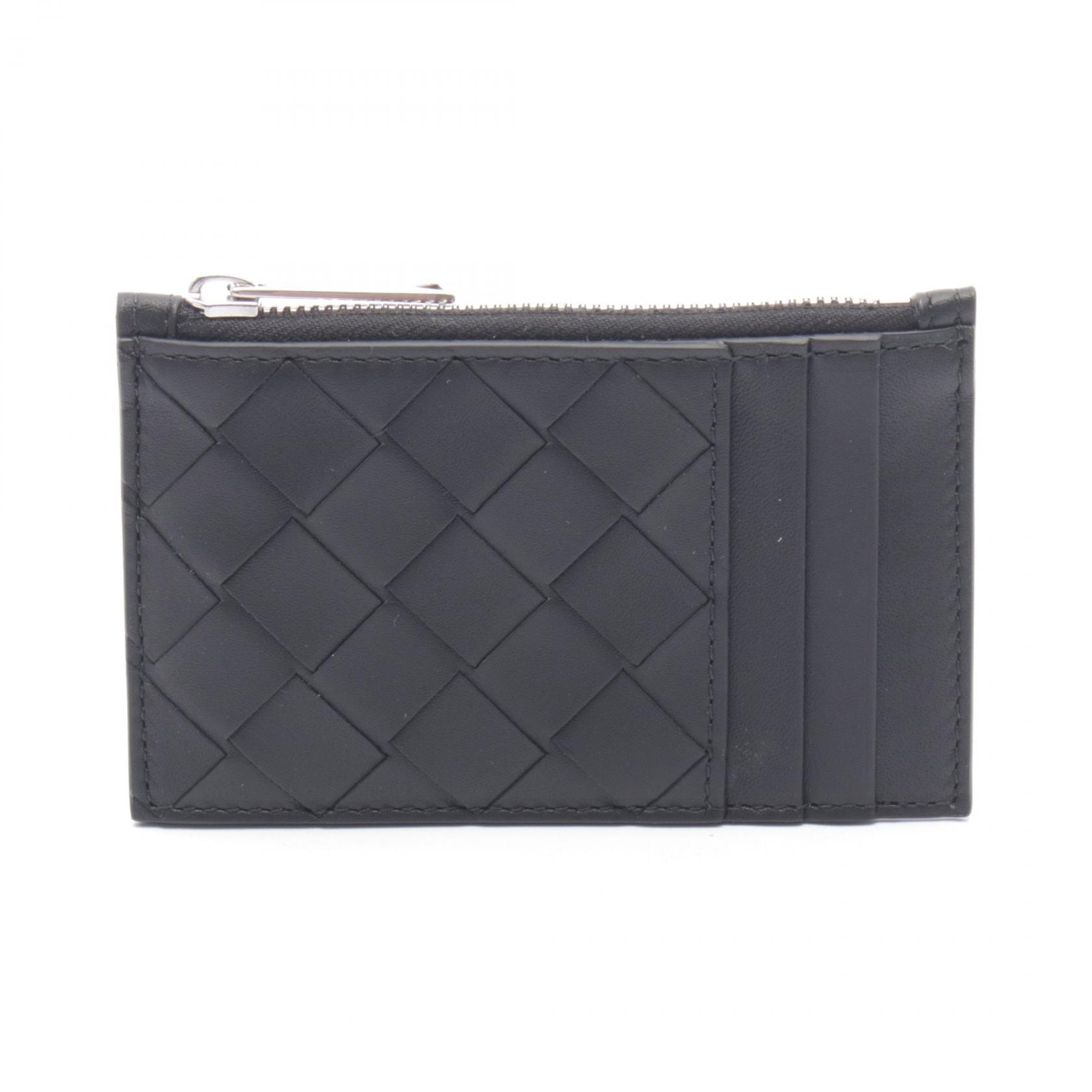ボッテガヴェネタ BOTTEGA VENETA イントレチャート コインケース 財布 レザー メンズ レディース ブラック系 755985VCPQ38803 【新品】