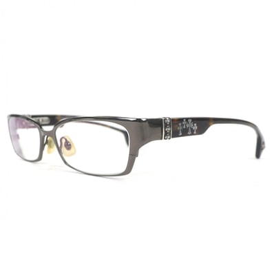 Chrome Hearts 90s DIXON YUA 56 17-136 Eyewear "Silver/Demi Pattern"