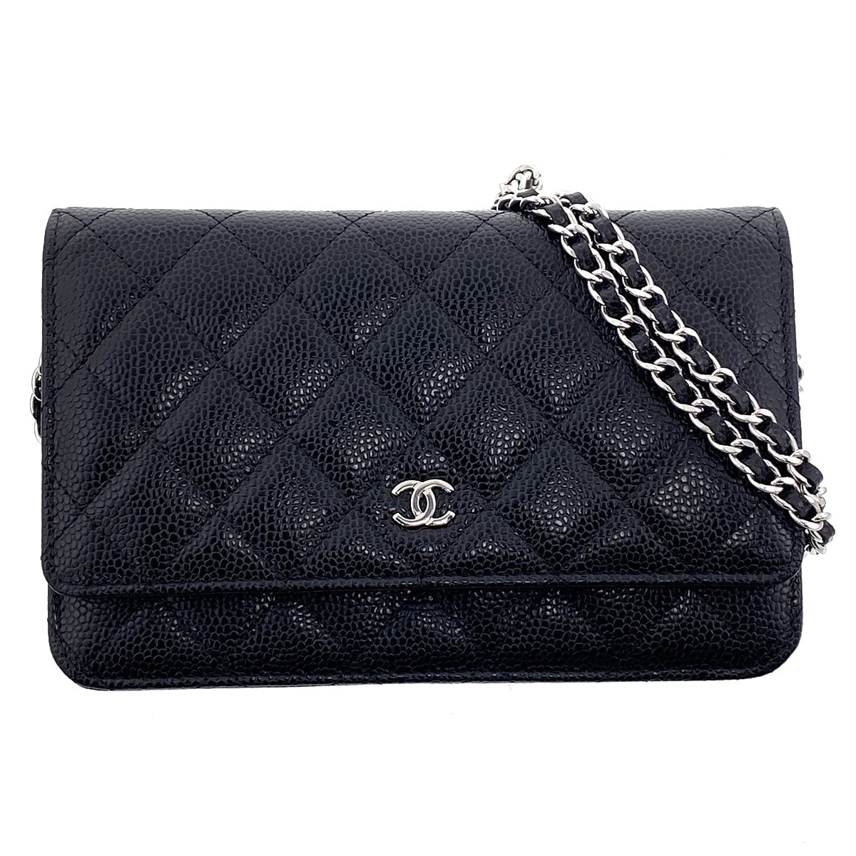 CHANEL シャネル ショルダーバッグ キャビアスキン  レディース【中古】