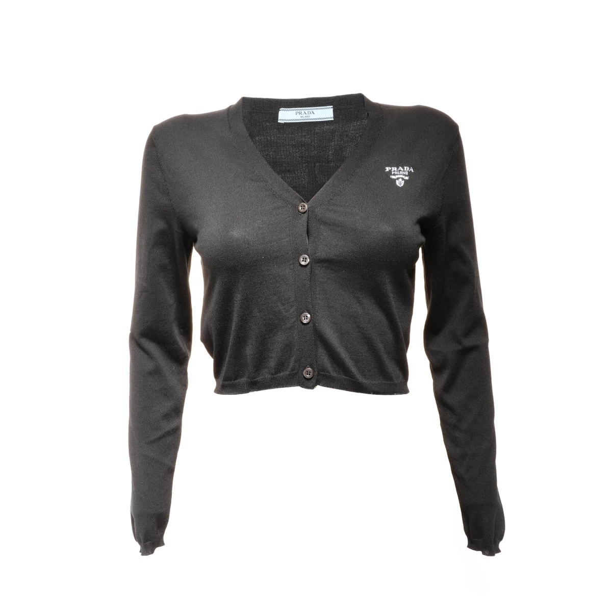 目立った傷や汚れなし】プラダ PRADA 36 シルク ロゴ 24年