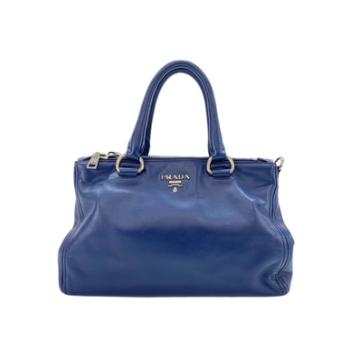 プラダ PRADA カーフスキン 2WAY ハンドバッグ【中古】