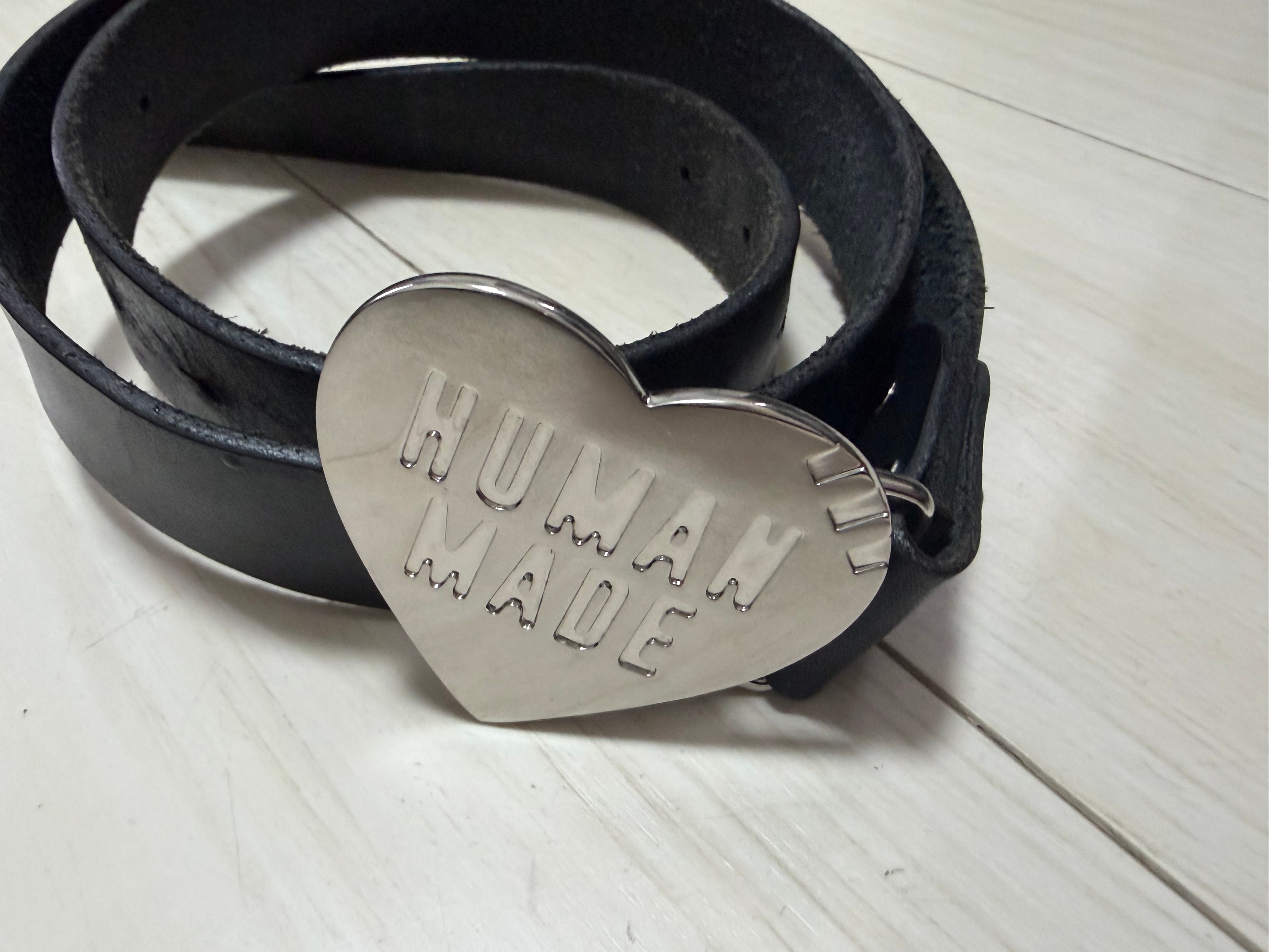 HUMAN MADE Heart Leather Belt 