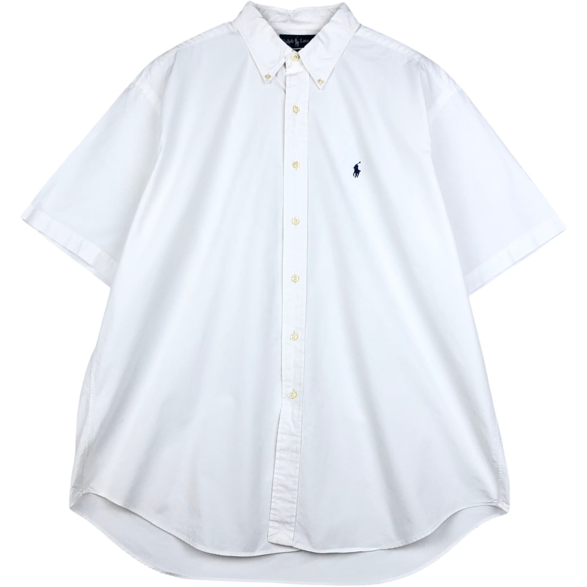 古着 ラルフローレン Ralph Lauren BLAKE 半袖 ボタンダウンシャツ メンズXL相当/eaa648004