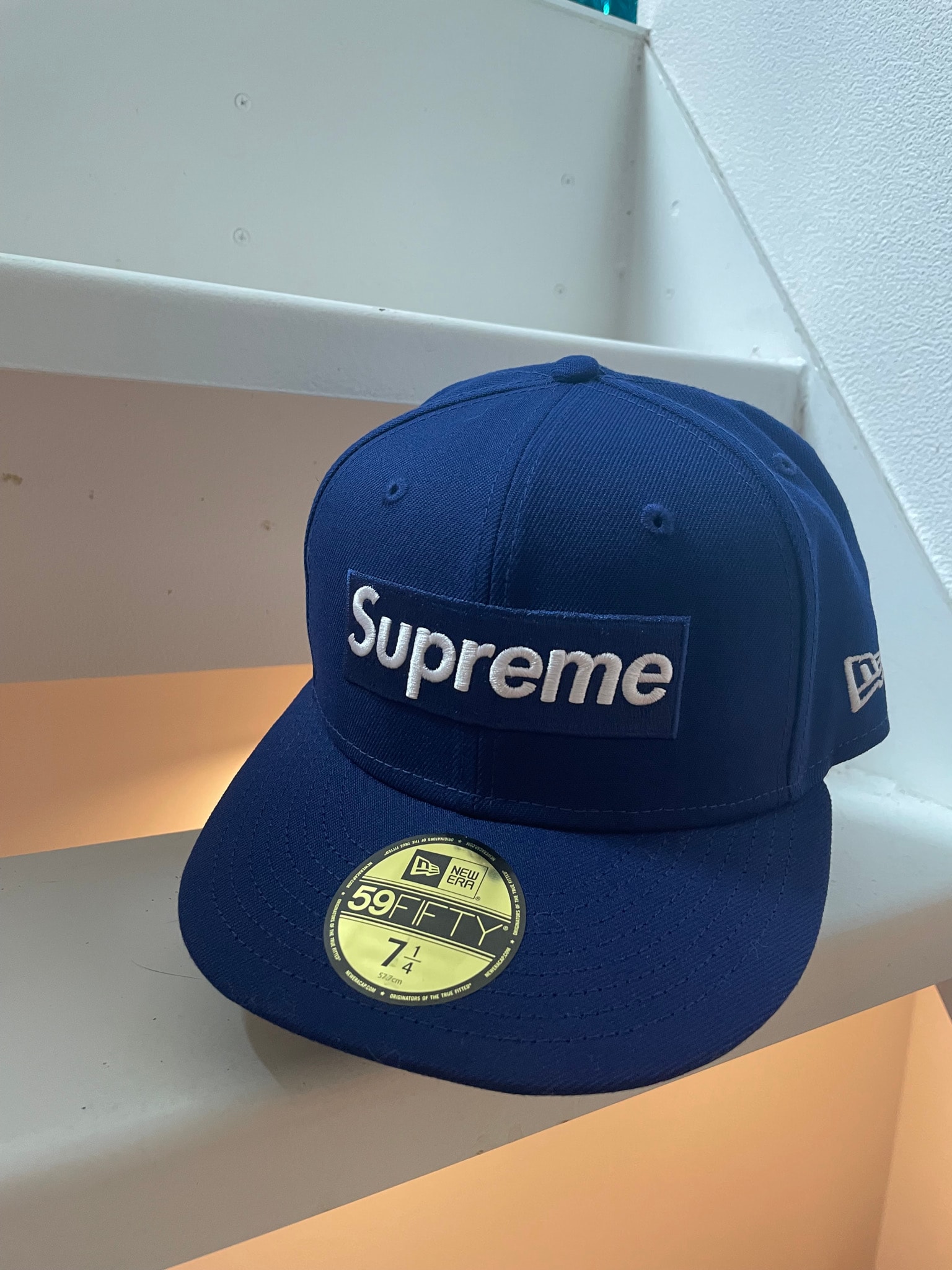 Supreme MLB Teams Box Logo New Era "Dark Royal"