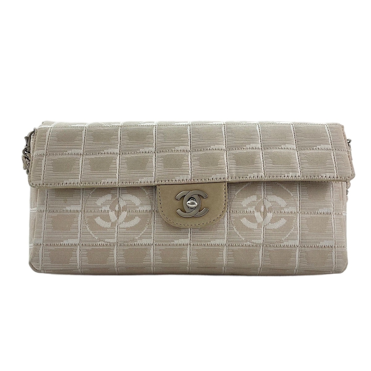 シャネル CHANEL キャンバス チョコバー ショルダーバッグ【中古】