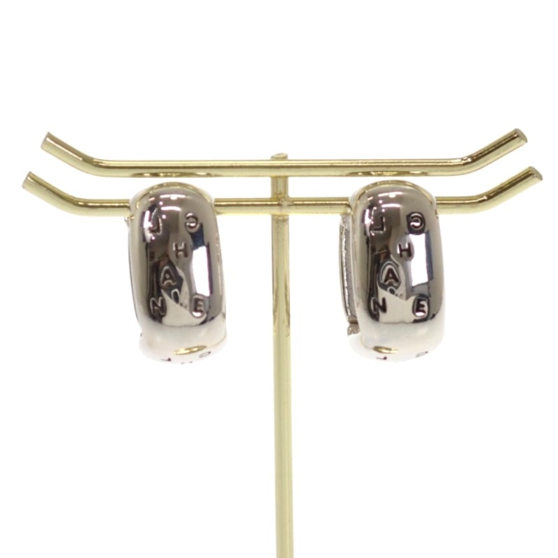 シャネル CHANEL ロゴ ピアス シルバー925 レディース【中古】【Aランク】