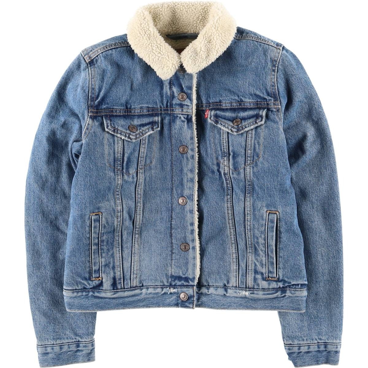 古着 リーバイス Levi's 中綿入り デニムボアジャケット レディースM相当/eaa459868
