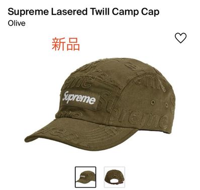 Supreme Lasered Twill Camp Cap "Olive"