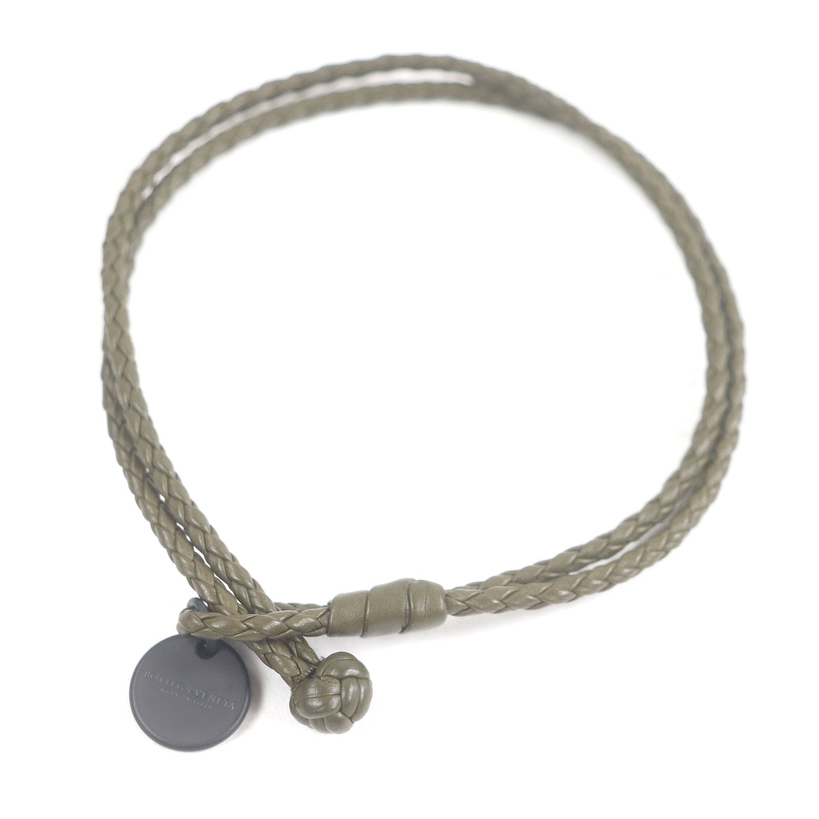 極美品 ボッテガヴェネタ
ブレスレット カーキ メンズ