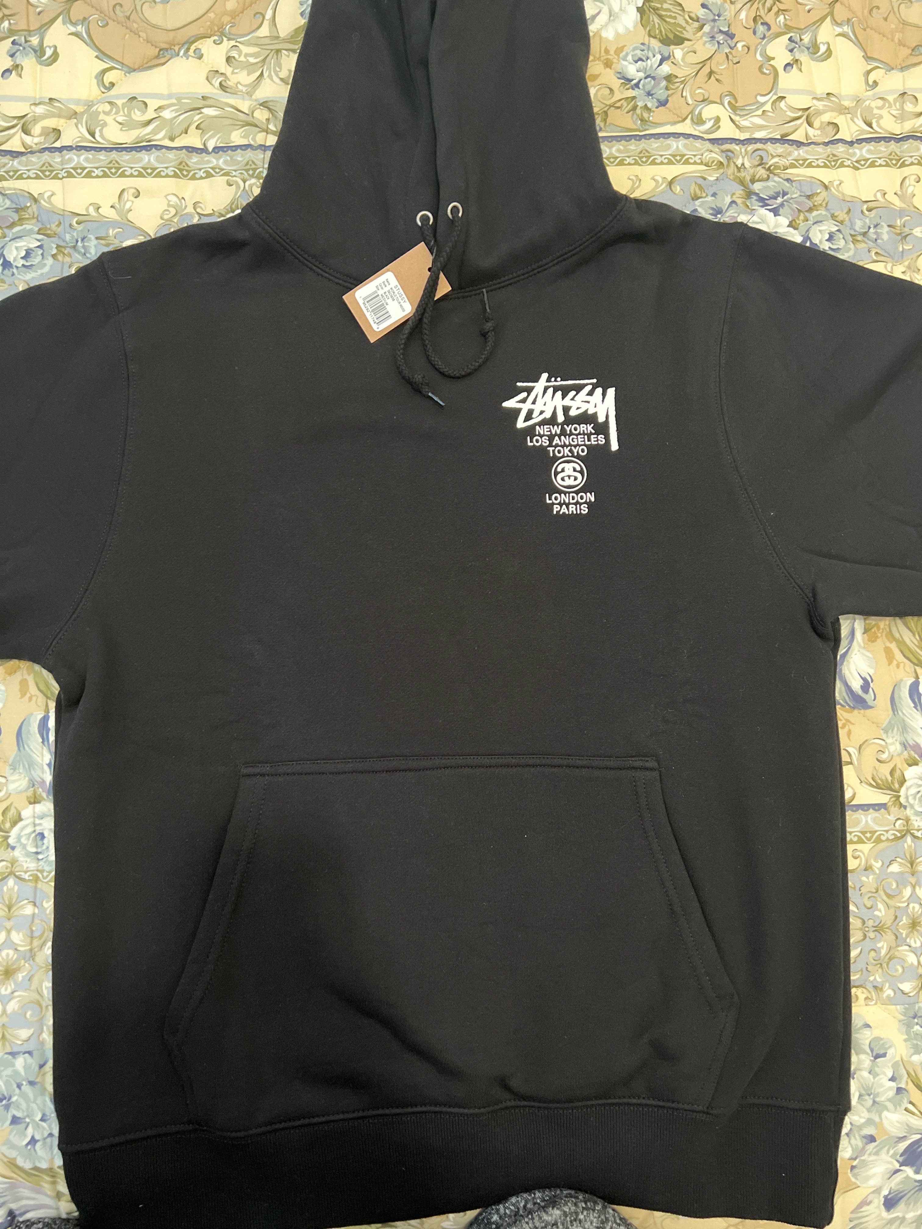 Stussy WORLD TOUR HOODIE "Black"