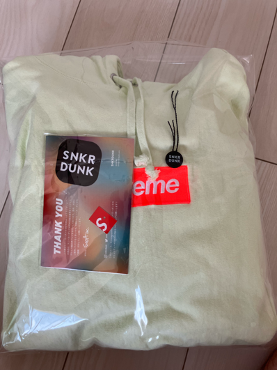 Supreme Box Logo Hooded Sweatshirt "Pale Lime" (17FW)