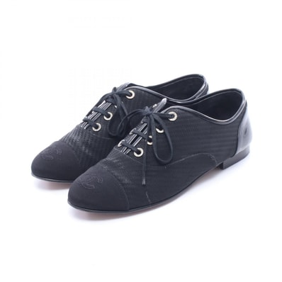 シャネル CHANEL ココマーク 靴 ファブリック レディース ブラック系 【中古】