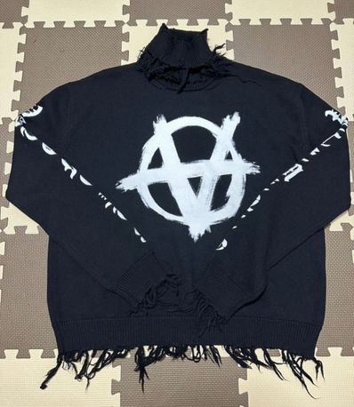 VETEMENTS 22aw アナーキー ハイネックニット