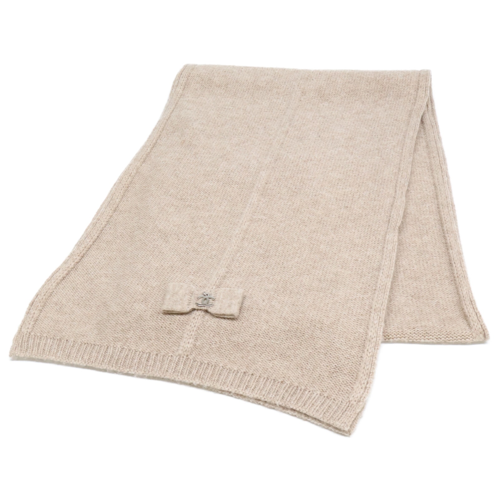 シャネル 【美品】ココマーク リボン カシミヤ ニット