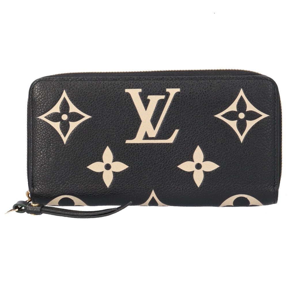 ルイヴィトン ジッピーウォレット バイカラーモノグラムアンプラント 長財布 M80481 ユニセックス LOUIS VUITTON 中古