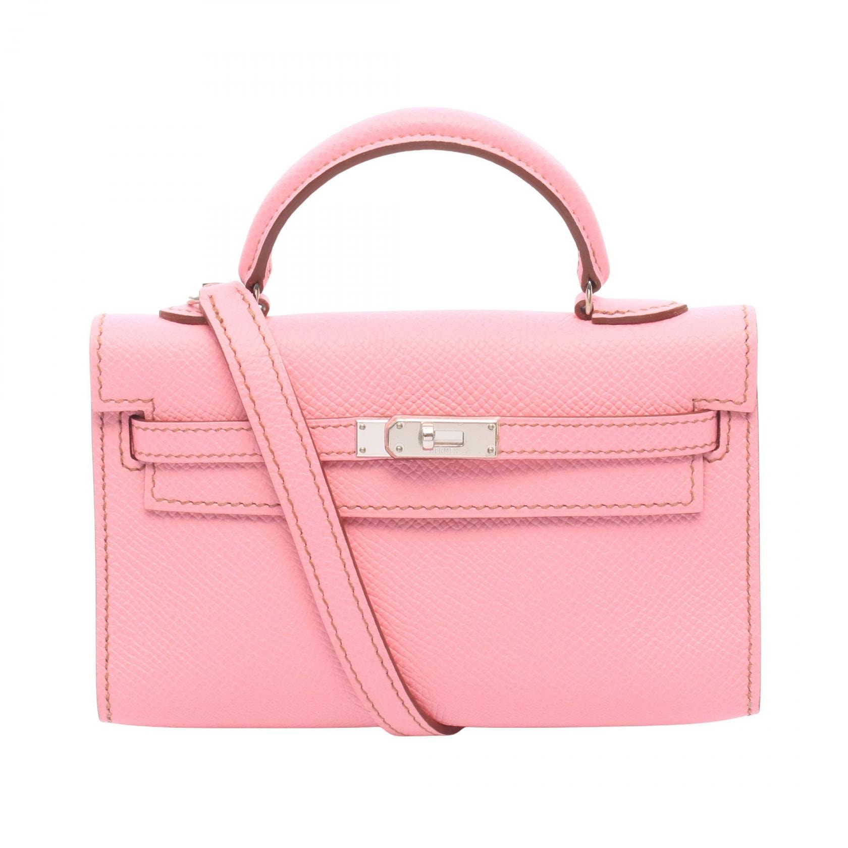 エルメス HERMES タイニーケリー 2WAY ハンドバッグ バッグ レザー ヴォーエプソン ヴォーエプソン ピンク □O刻印(2011年製造) レディース ピンク系 【中古】