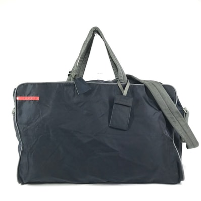 プラダ PRADA ロゴ 4V0368 PRADA SPORT プラダスポーツ 2WAYバッグ 旅行バッグ トラベルバッグ ショルダーバッグ ボストンバッグ ナイロン ネイビー