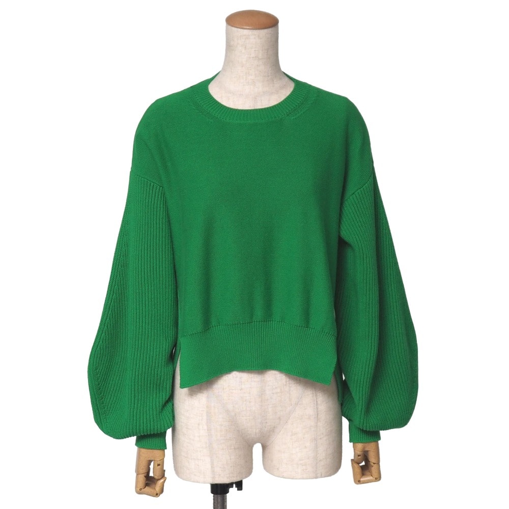■美品■Stella McCartney ステラマッカートニー セーター サイズ38 コットンニット ボリュームスリーブ イタリア製 ブランド古着【中古】20260910/RB0926
