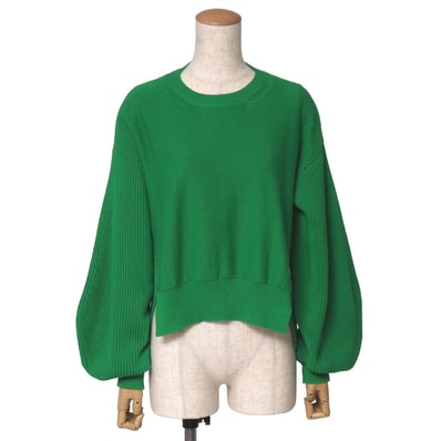 ■美品■Stella McCartney ステラマッカートニー セーター サイズ38 コットンニット ボリュームスリーブ イタリア製 ブランド古着【中古】20260910/RB0926