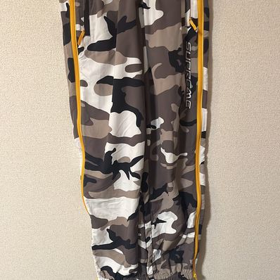 Supreme Contrast Zip Warm Up Pant "Snow Camo"