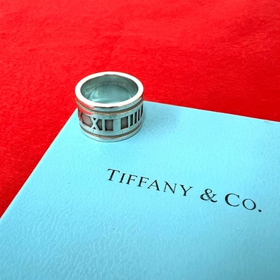 TIFFANY&Co. ティファニー アトラス ワイド リング シルバー925 リング・指輪 9号 シルバー
75089