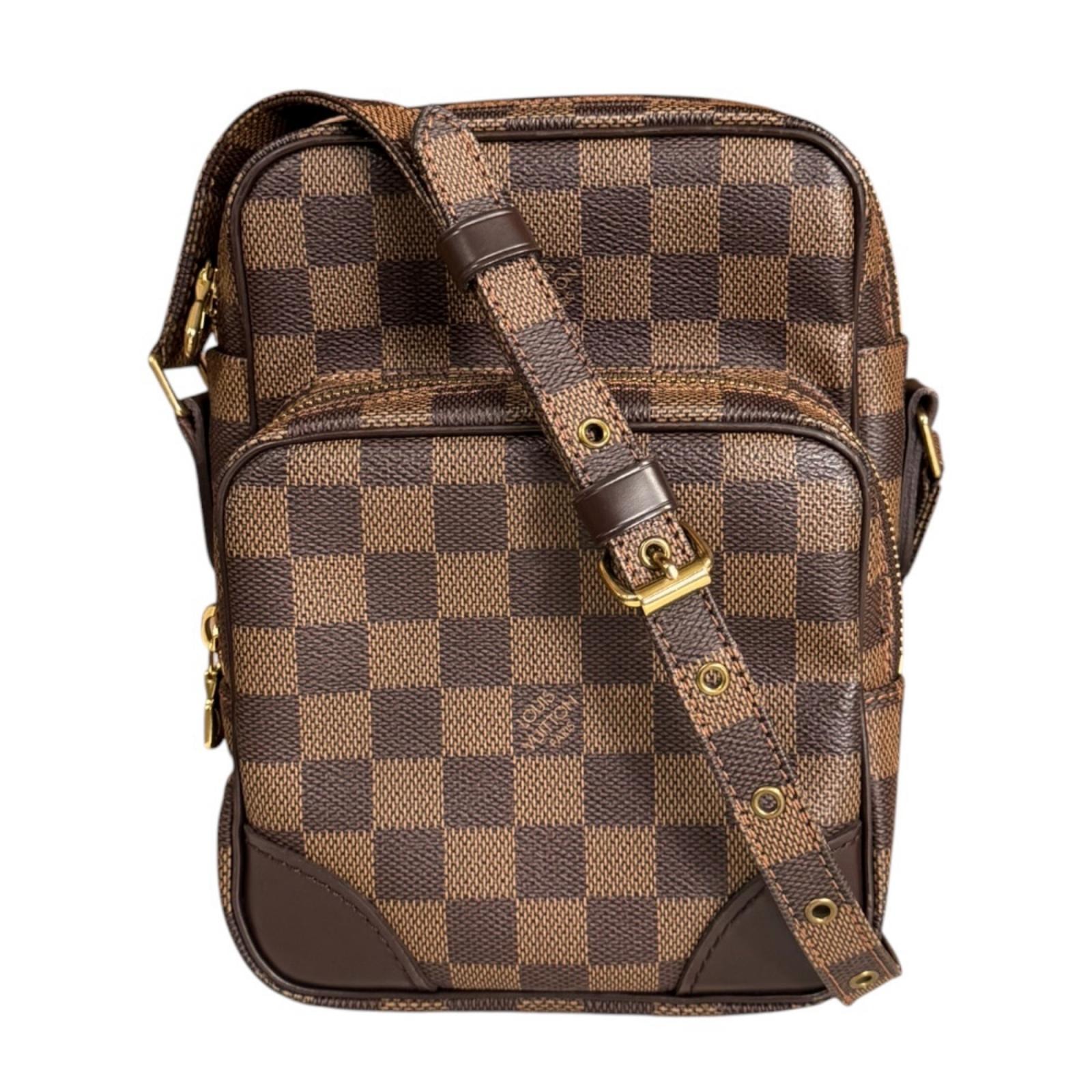 ルイヴィトン アマゾン SPO ダミエ ショルダーバッグ ダミエキャンバス N48074 ブラウン レディース LOUIS VUITTON  中古