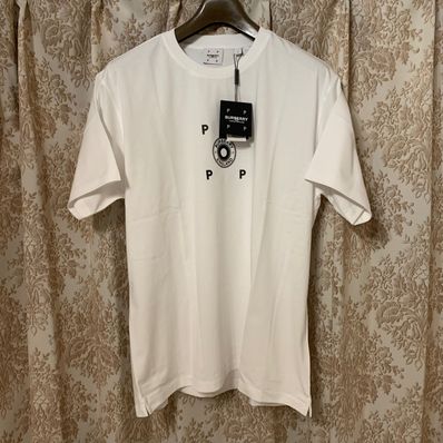 Burberry x Pop Trading Company Logo Graphic Cotton T-shirt "White"