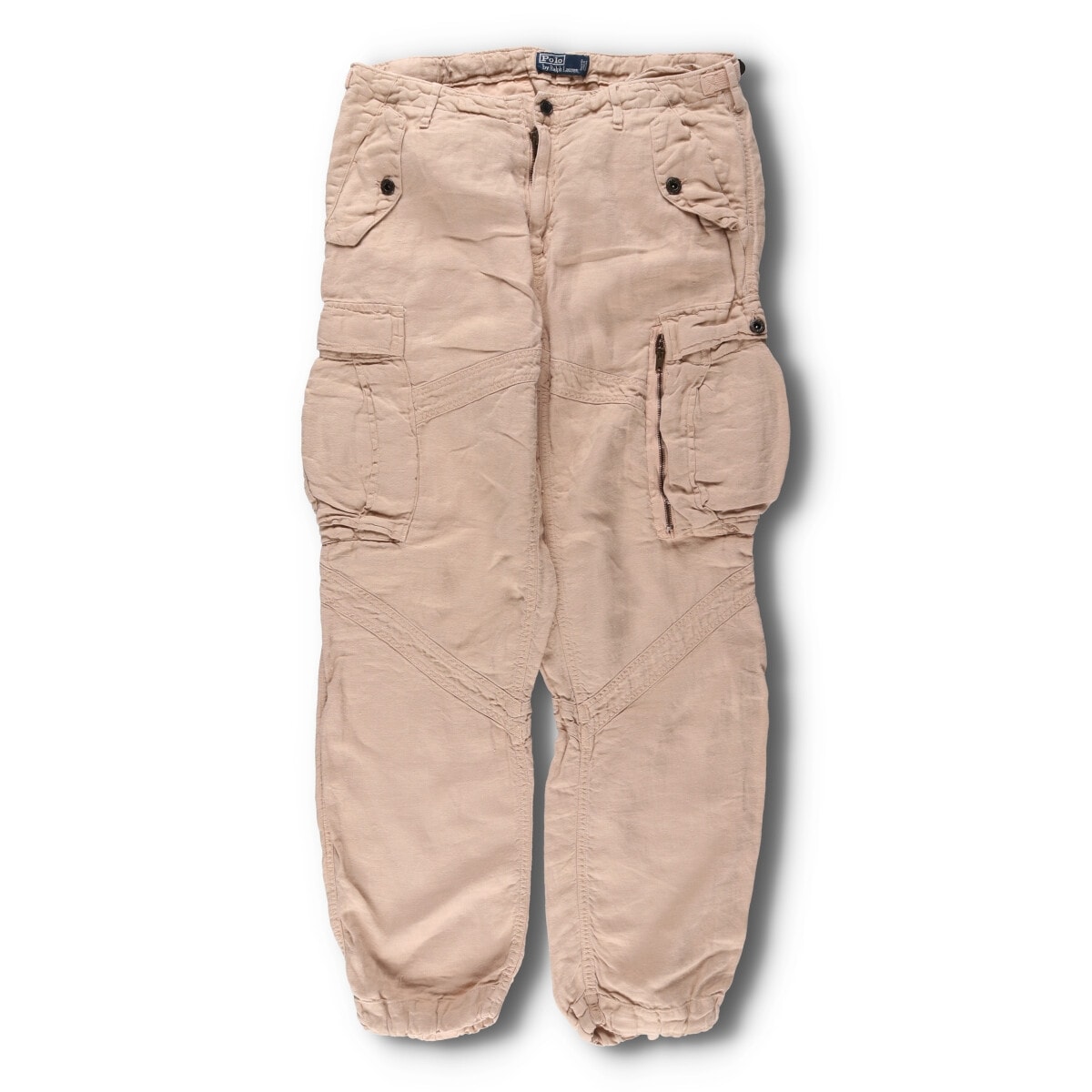 古着 90年代 ラルフローレン Ralph Lauren POLO by Ralph Lauren リネンパンツ カーゴパンツ メンズw35相当/evb030365