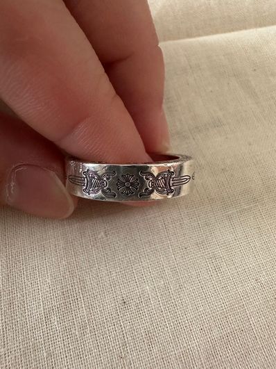 Chrome Hearts Spacer Ring 6mm Dagger Plus "Silver"