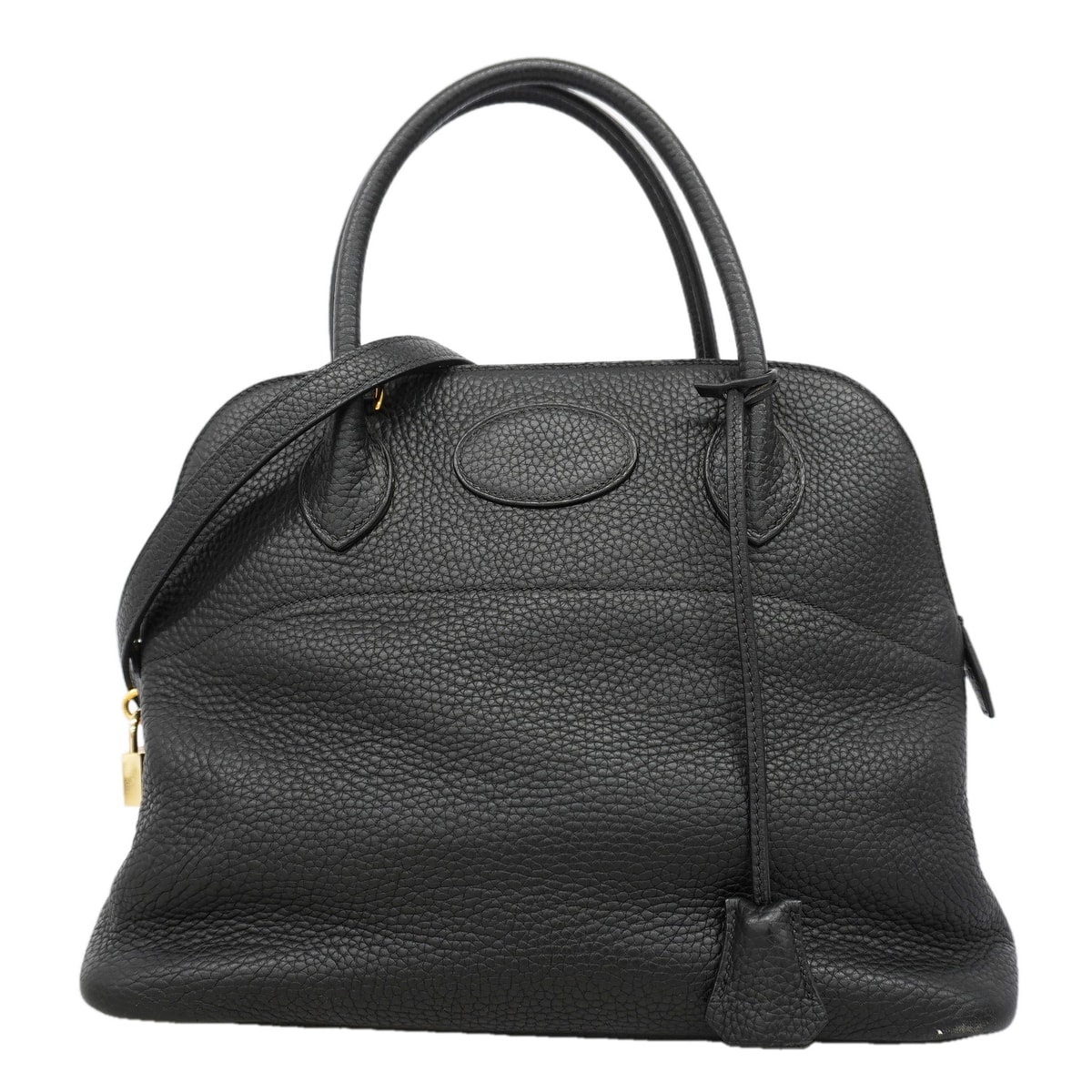 【6kd4642】エルメス ハンドバッグ ボリード31 トリヨンクレマンス ブラック ゴールド金具 □I刻印 2wayバッグ【中古】レディース