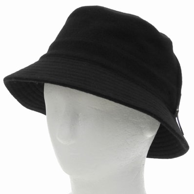 美品 エルメス ハット ブラック レディース 56