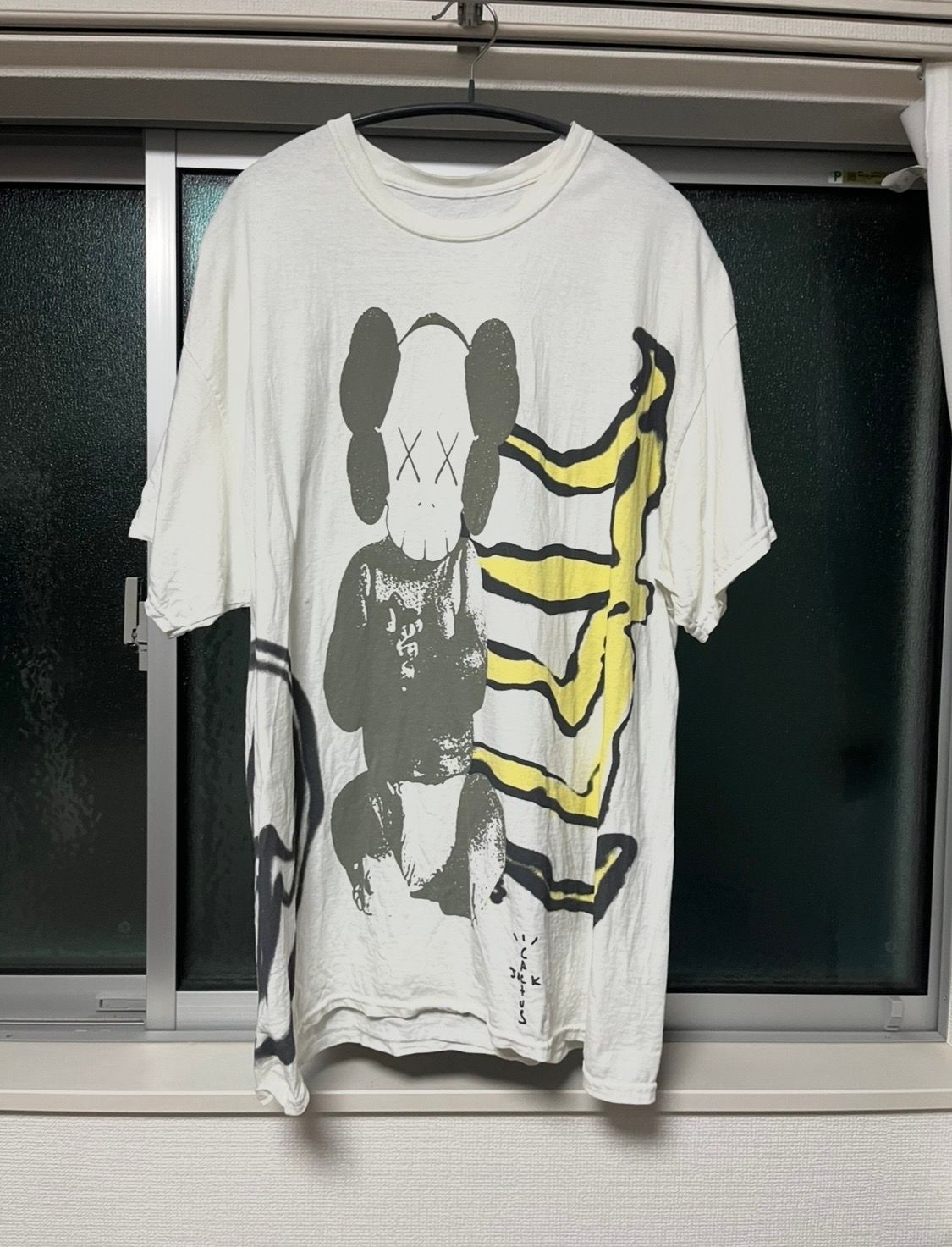 Travis Scott Cactus Jack x KAWS For Fragment Tee "White"