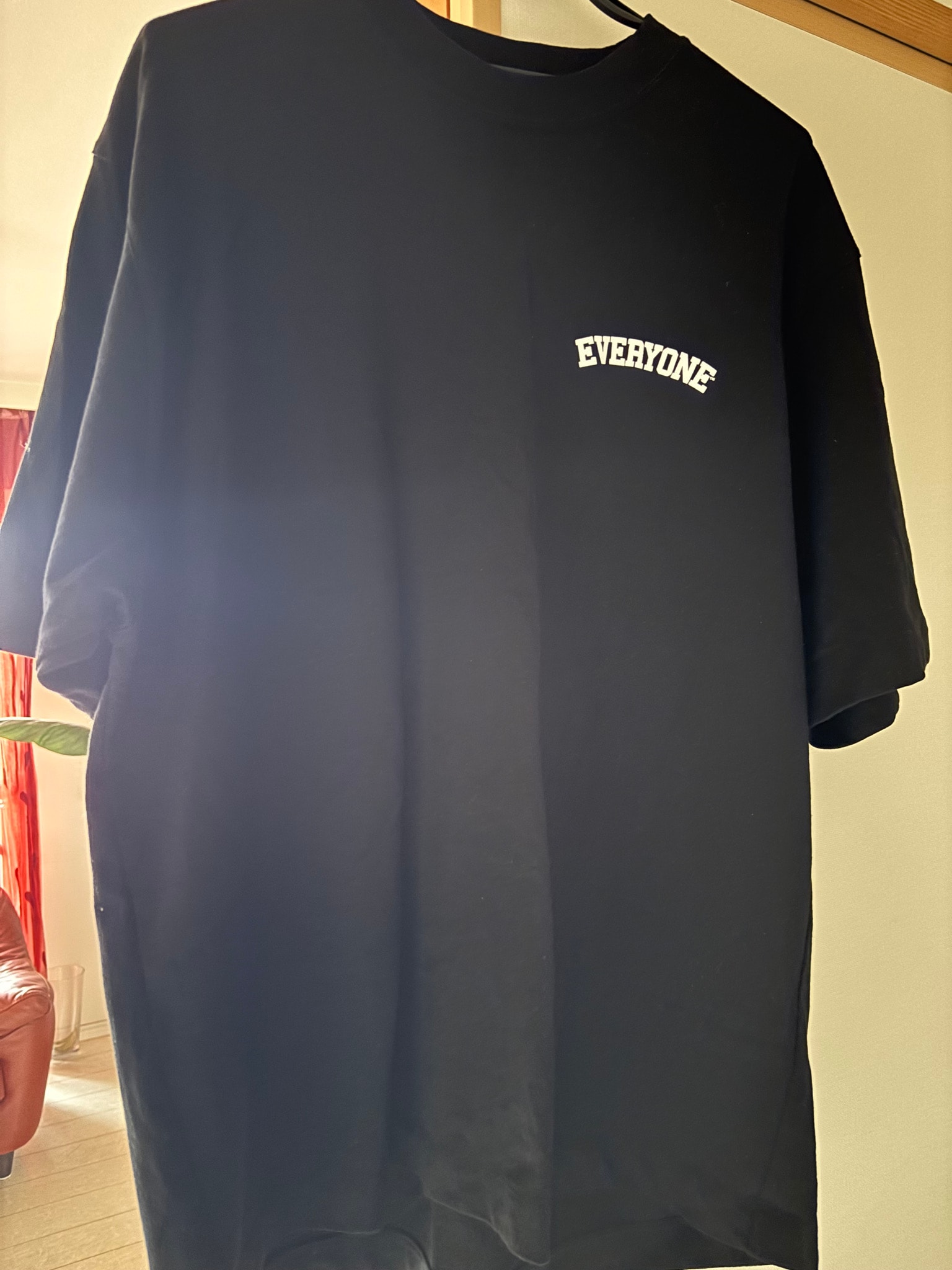 everyone Collegiate Logo Tee Shirt "Black/White"