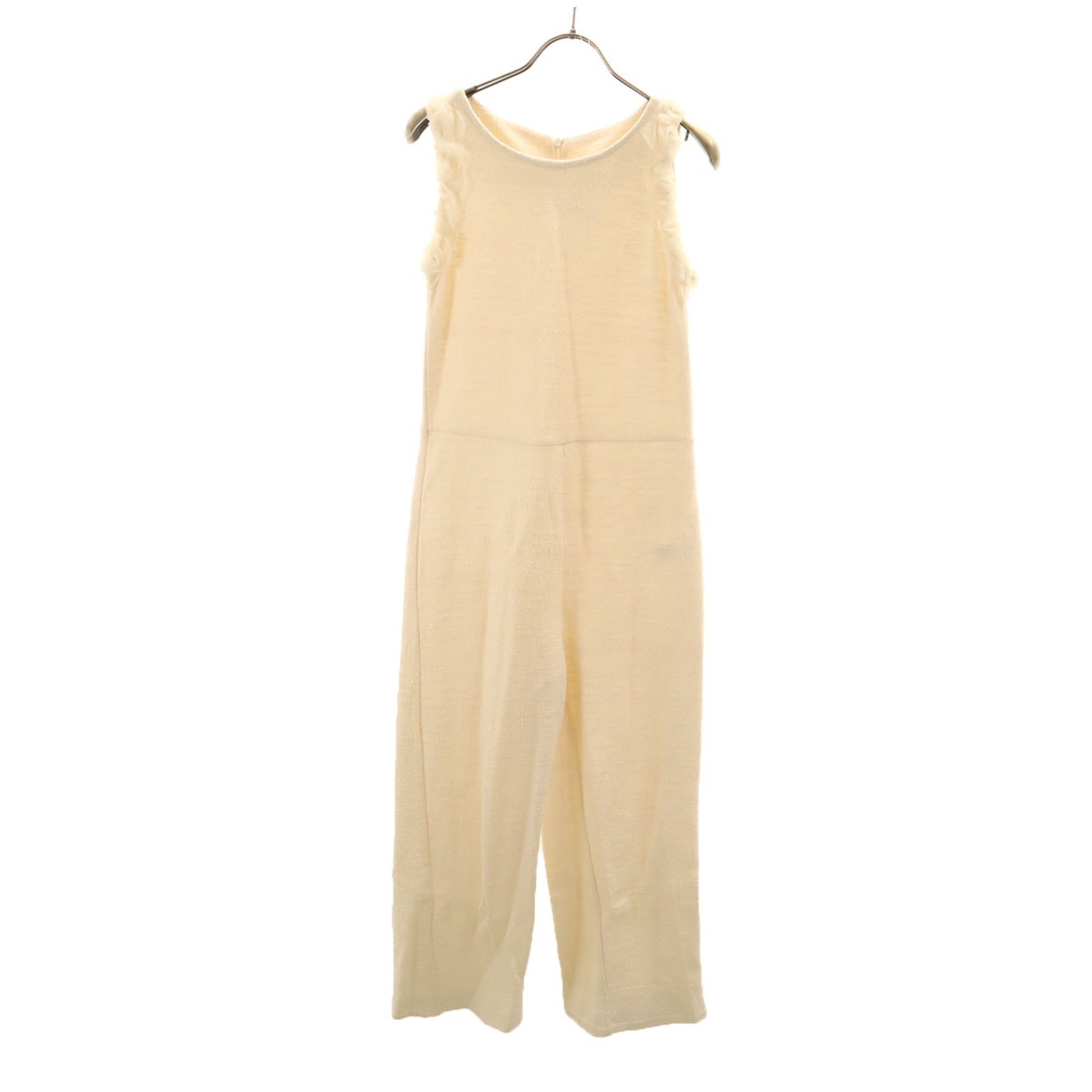 ZARA ザラ ツイード ノースリーブ オールインワン 164 ベージュ系
