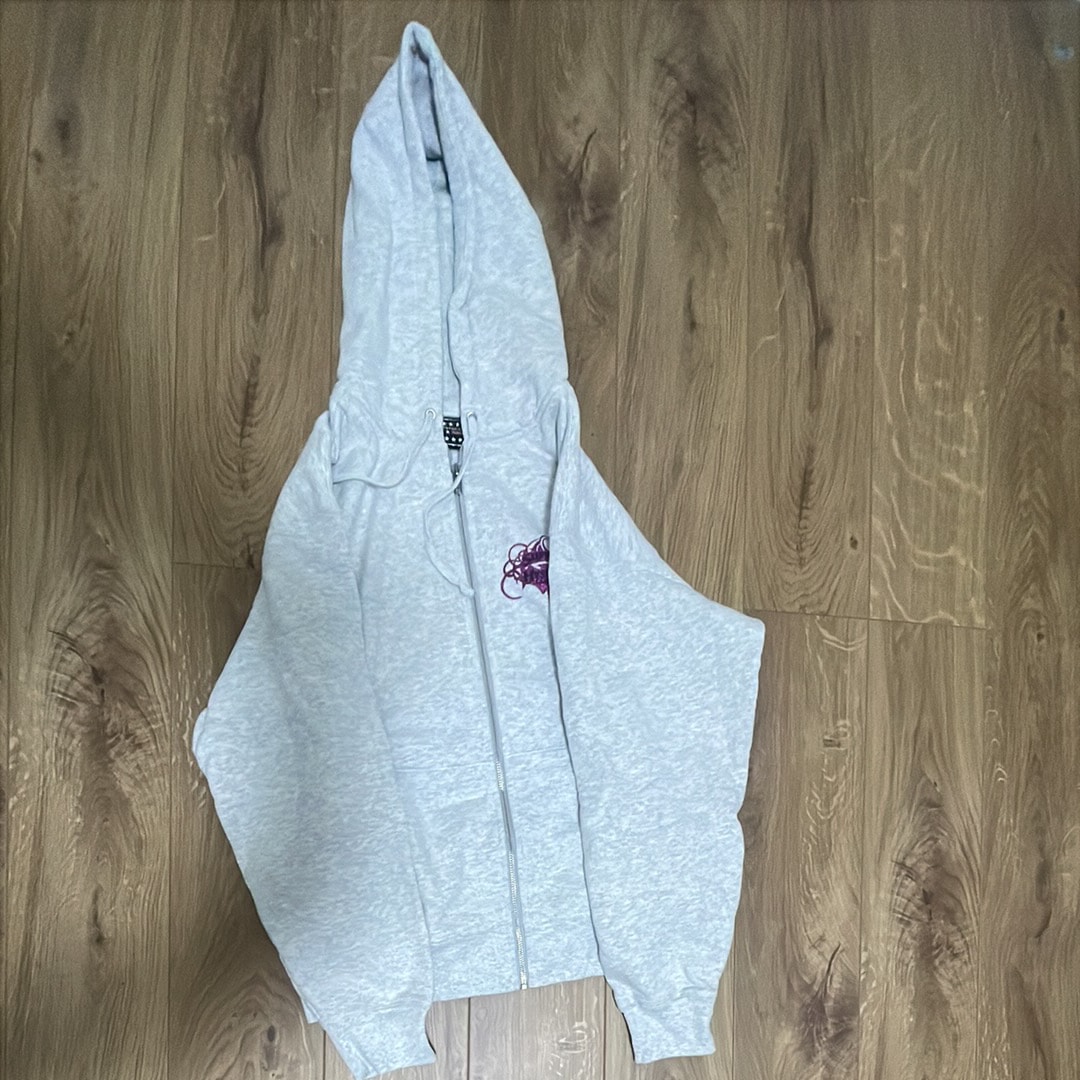 Supreme x HYSTERIC GLAMOUR Zip Up Hooded Sweatshirt "Grey"