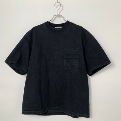 AURALEE StandUp T-Shirt "Black"