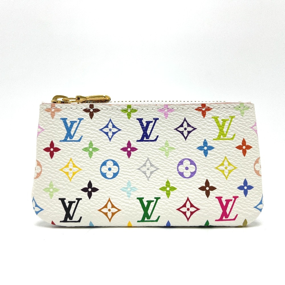 ルイヴィトン LOUIS VUITTON ポシェット・クレ M28388 LV × TM 村上隆コラボ カードケース キーケース コインケース モノグラムマルチカラーキャンバス ブロン 新品