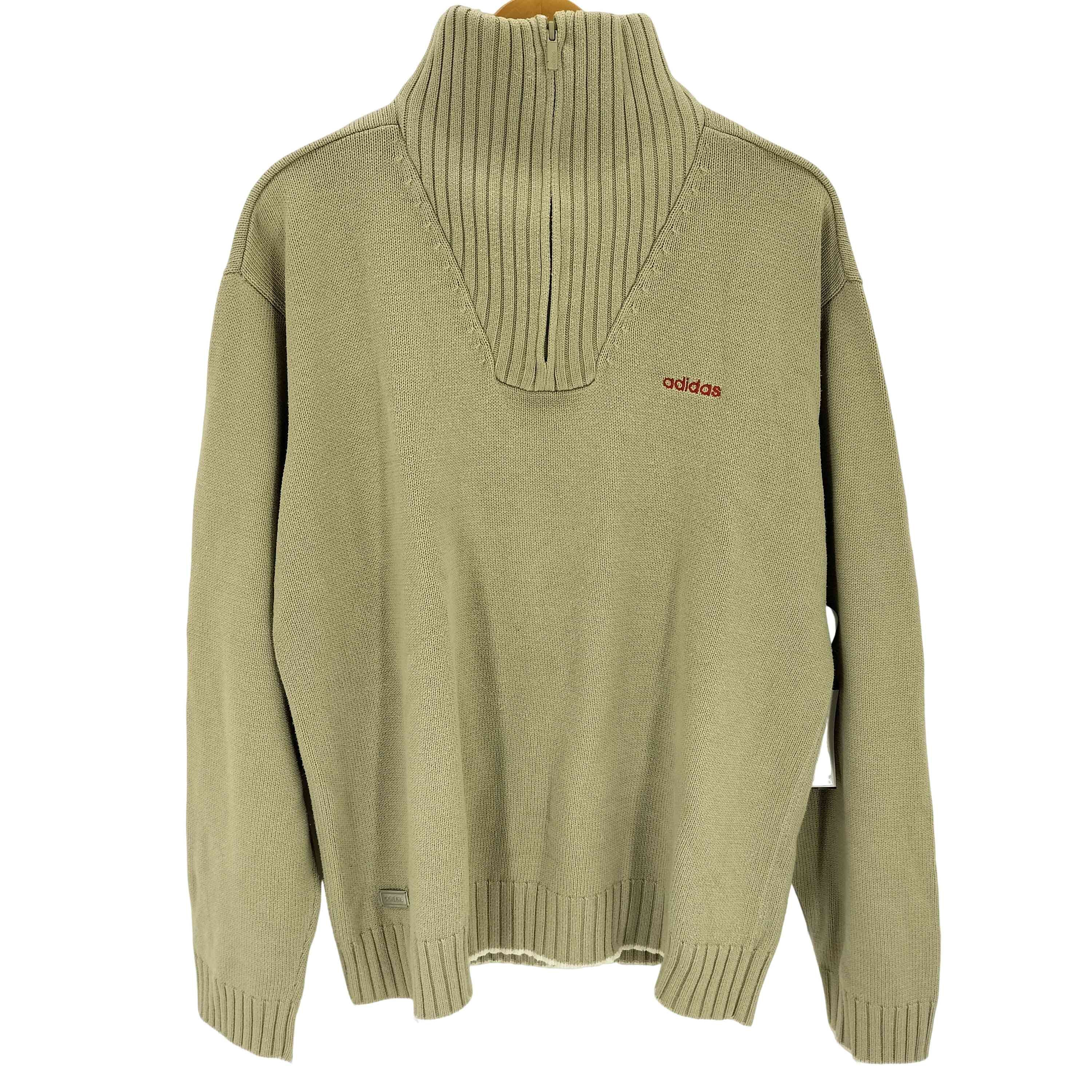 00s ロゴ刺繍ハーフジップニット【1139984614015】