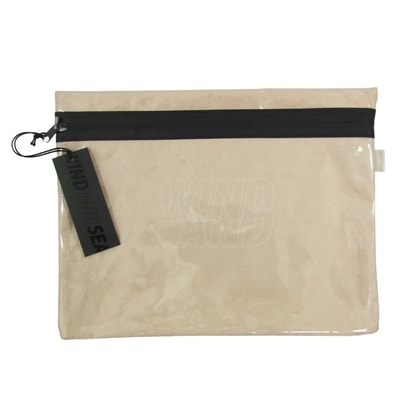 WIND AND SEA ウィンダンシー バッグ 24SS WDS-O-CLA-24-Q4-AC-05 Clarity TPU Clutch Bag クラリティ クラッチ バッグ ベージュ系【新古品】【未使用】【中古】